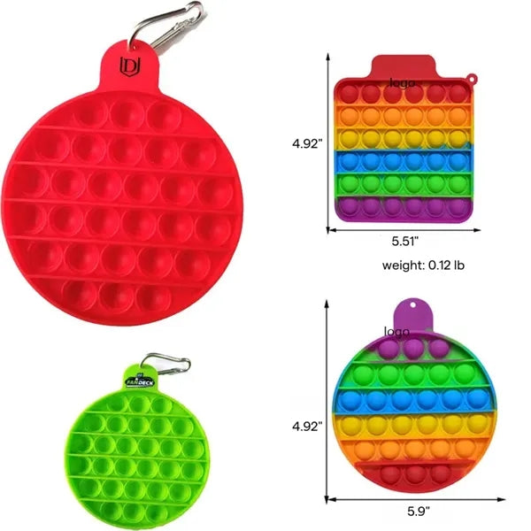 Push Pop with Clip Stress Reliever Game