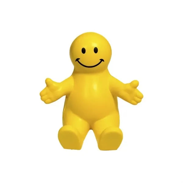 Fun Colorful Squeezable Smile Face Guy Phone Holders