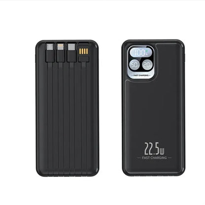 20,000 mAh 22.5W Power Bank with 4-in-1 Cable Fast Charge