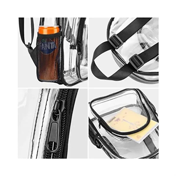 PVC Transparent School Backpack