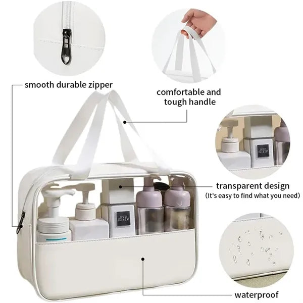 Toiletry Bag for Women Clear