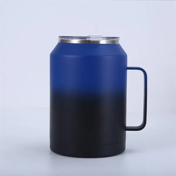 Mug Tumbler With Handle And Straw