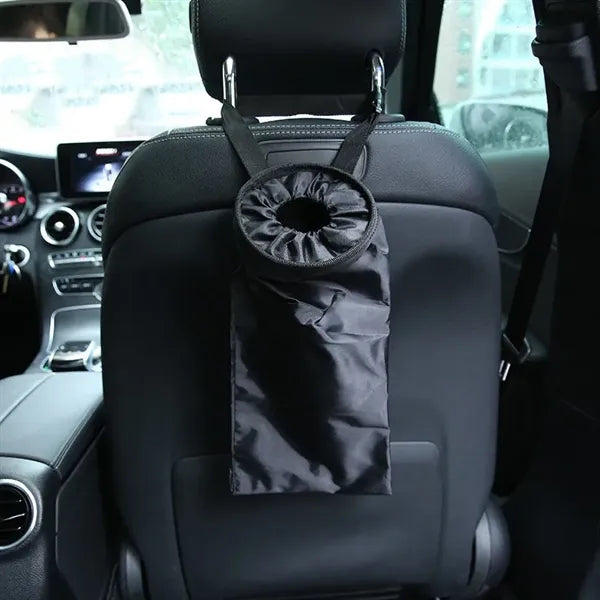Waterproof Car Trash Can Back Seat Hanging Garbage Bag