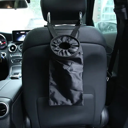 Waterproof Car Trash Can Back Seat Hanging Garbage Bag