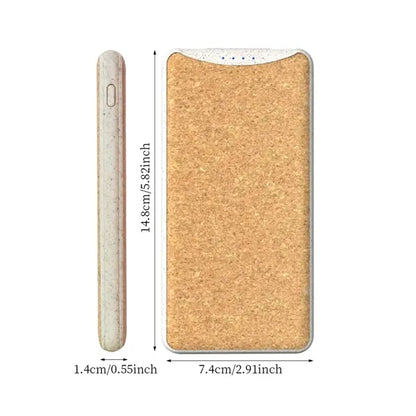 Wheat Straw 10000mAh Powerbank