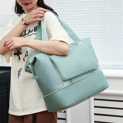 Travel Dry and wet separation sports yoga gym bag
