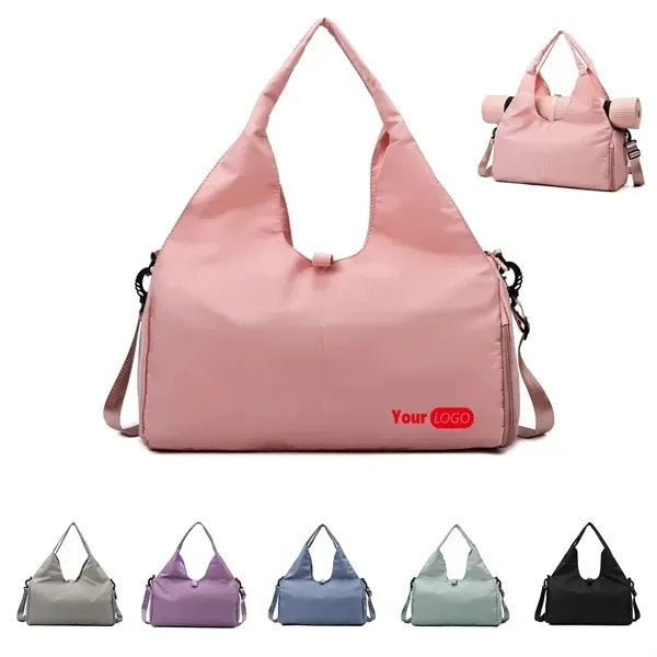 Large Yoga Gym Bag with Wet and Dry Compartments