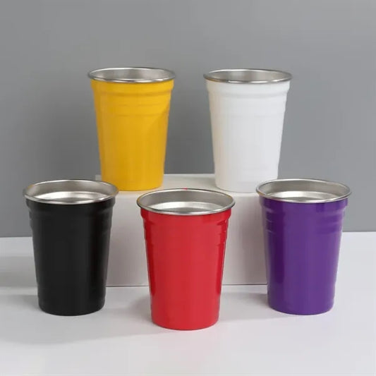 Stackable Durable Stainless Steel Cups Tumblers
