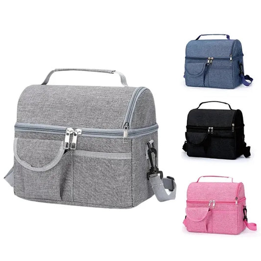 Crossbody Half-Moon Shaped Cooler Bag with Handle