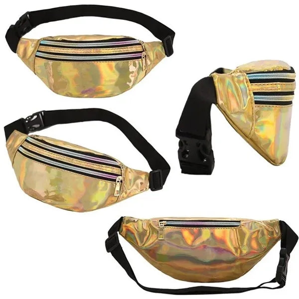 Holographic Fanny Pack Glitter Sport Waistbag