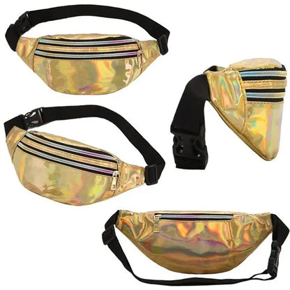 Holographic Fanny Pack Glitter Sport Waistbag