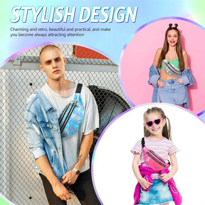 Holographic Fanny Pack Glitter Sport Waistbag