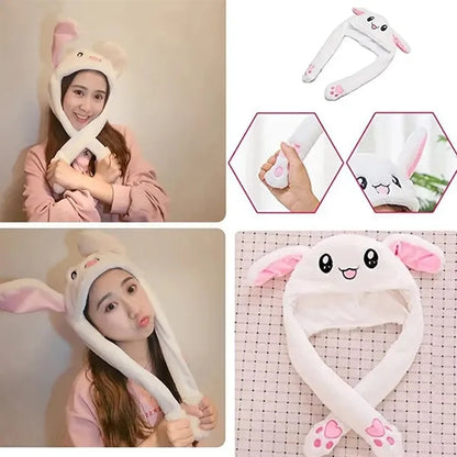 Plush Jumping Ear Hat