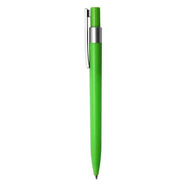 Push Color Plastic Ballpoint Pen