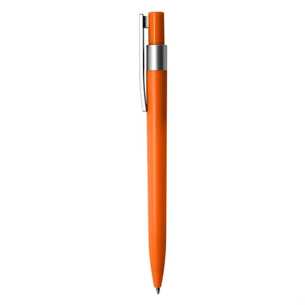 Push Color Plastic Ballpoint Pen