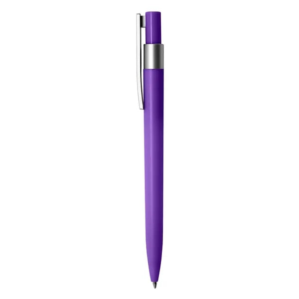 Push Color Plastic Ballpoint Pen