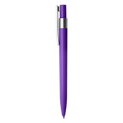 Push Color Plastic Ballpoint Pen