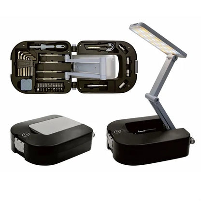 Multifunctional Table Lamp with Household Tools Set