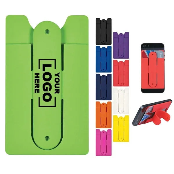 Silicone Phone Wallet Stand