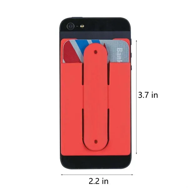 Silicone Phone Wallet Stand