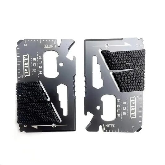 Stainless steel multi-function saber card