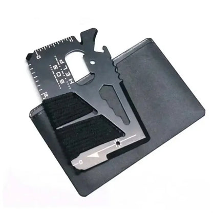 Stainless steel multi-function saber card