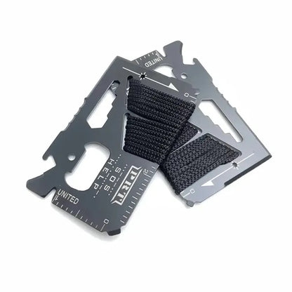 Stainless steel multi-function saber card