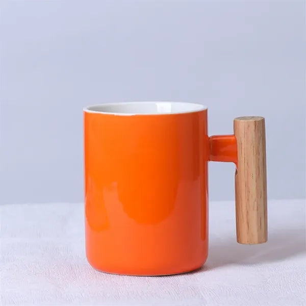 Mug With Bamboo Lid