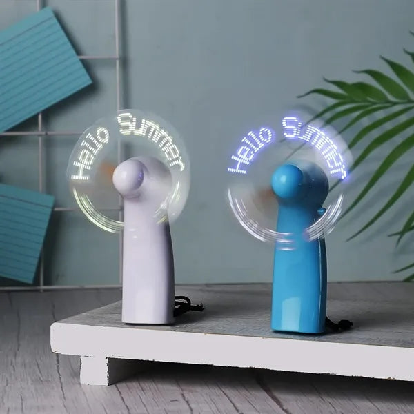 LED Flashing Message Fan