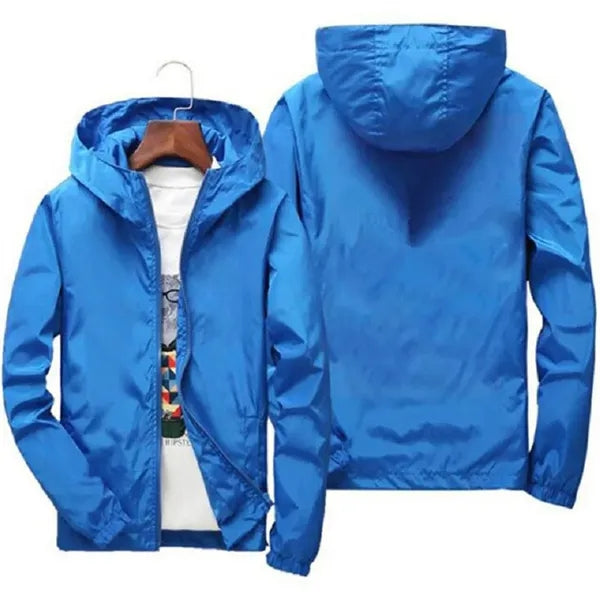 Unisex Waterproof Hooded Wind break Jackets