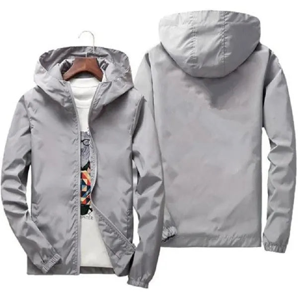 Unisex Waterproof Hooded Wind break Jackets