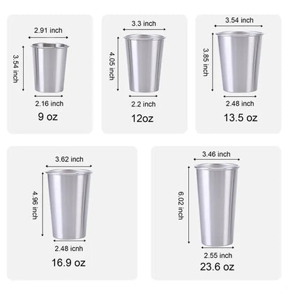 9oz/12oz/13.5oz/16.9oz/23.6oz Stainless Steel Cup Tumbler