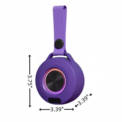 Outdoor Mini Portable Waterproof Led Colorful Light Speaker