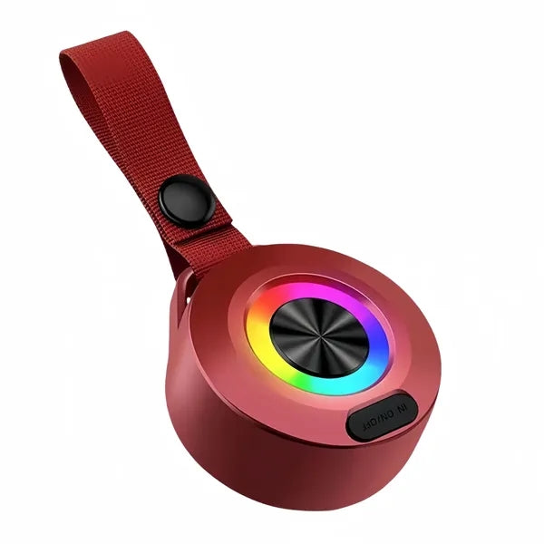 Outdoor Mini Portable Waterproof Led Colorful Light Speaker