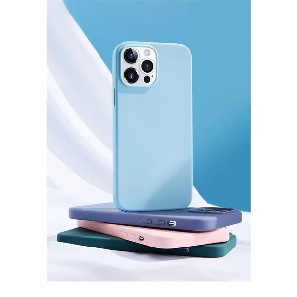 iPhone Case Silicone Finish and Microfiber Lining