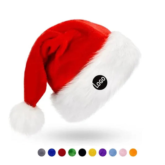 Colorful Christmas Santa Hat For Adult Women And Men