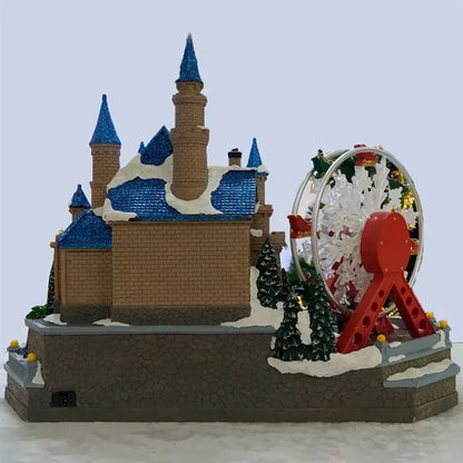 LED Christmas Castle Fairground Animated