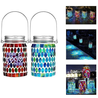 Solar Mosaic Lawn Lantern