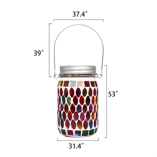 Solar Mosaic Lawn Lantern