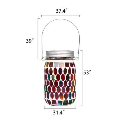 Solar Mosaic Lawn Lantern