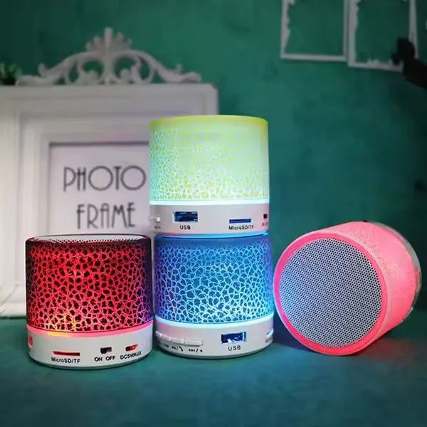 Portable Wireless Mini Speaker with LED Light