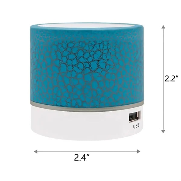Portable Wireless Mini Speaker with LED Light