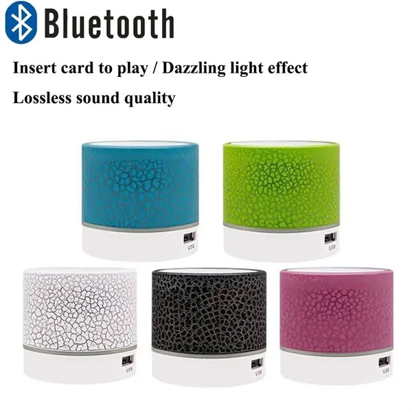 Portable Wireless Mini Speaker with LED Light