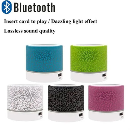 Portable Wireless Mini Speaker with LED Light