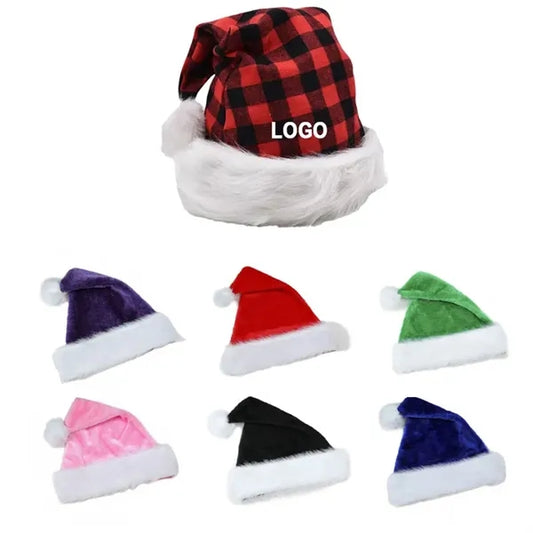 Winter Christmas Santa Hat With Ball