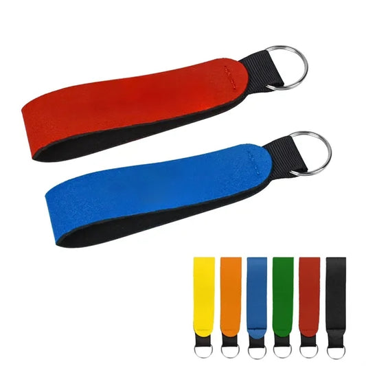 Floating Neoprene Wristband Keychain