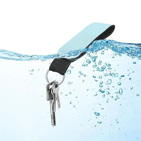 Floating Neoprene Wristband Keychain