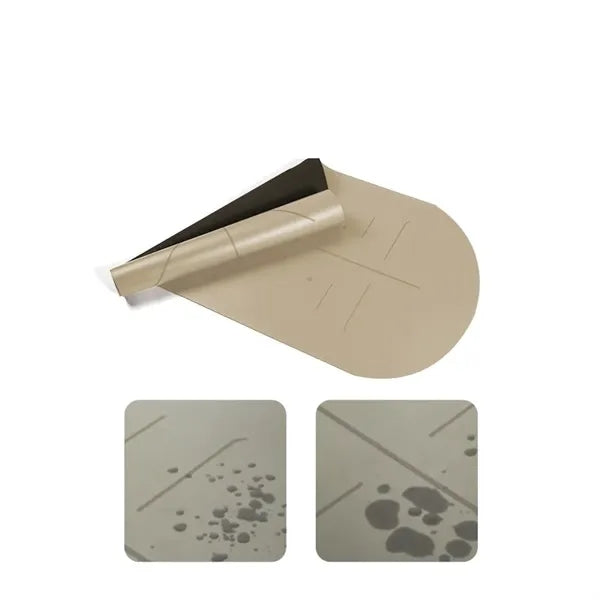 Non-slip Oval PU Rubber Yoga Exercise Mat