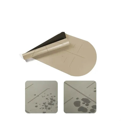 Non-slip Oval PU Rubber Yoga Exercise Mat