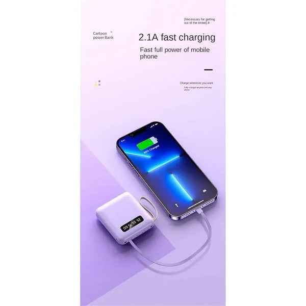 6000mAh Mini Power Bank With Digital Display